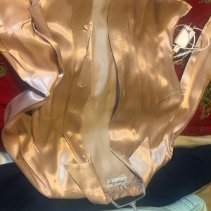 Beautiful gold silky blouse